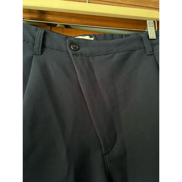 Abercrombie & Fitch Women's Tailored Straight Crossover Waist Pants Navy 32/14R - Picture 6 of 11
